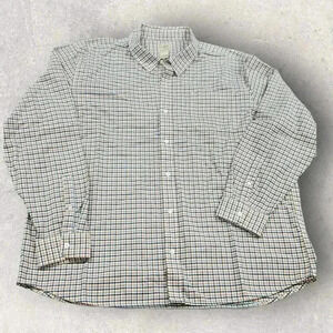L.L. Bean long Sleeve button down Men's shirt size XXL Reg slightly fitted